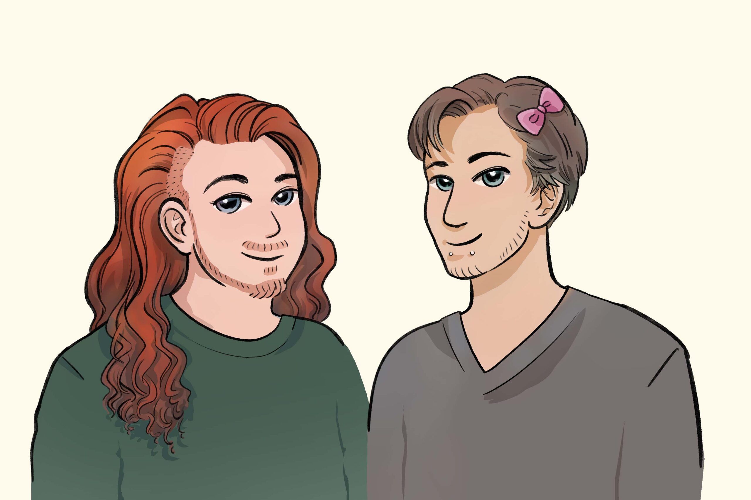 un portrait des deux auteurs