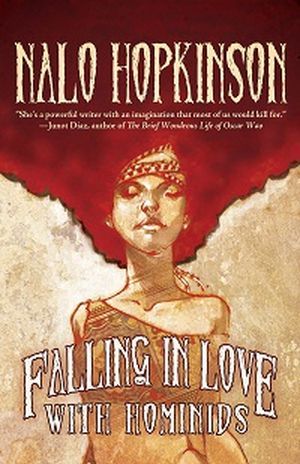 Tomber amoureux des hominidés de la couverture du livre de Nalo Hopkinson