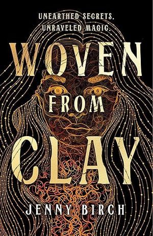 tissé de la couverture du livre d'argile