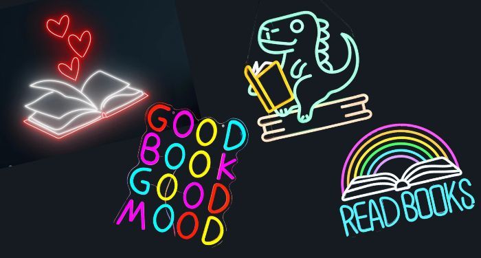 Signes néon livresques pour égayer votre vie de lecture