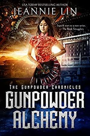 Image de couverture de la romance steampunk Gunpowder Alchemy de Jeannie Lin