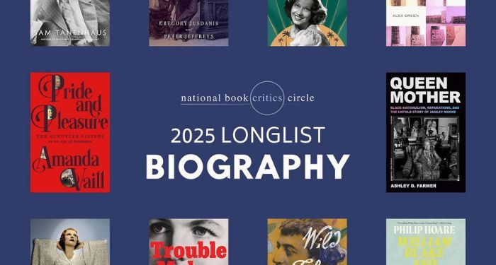 Liste longue du National Book Critics Circle pour la biographie