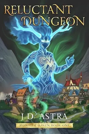 Couverture de Reluctant Dungeon par JD Astra
