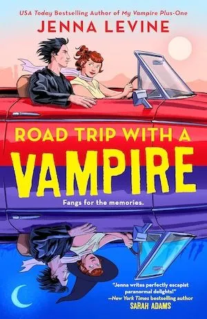 Couverture du livre Road Trip avec un vampire de Jenna Levine