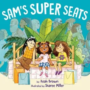 un graphique de la couverture de Sam's Super Seats