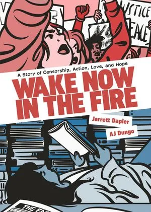Réveillez-vous maintenant dans la couverture du livre de feu