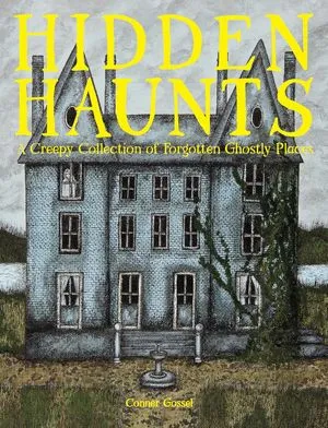 un graphique de la couverture de Hidden Haunts: A Creepy Collection of Forgotten Ghostly Places