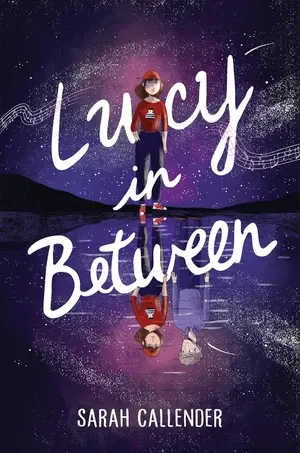 Lucy entre la couverture du livre