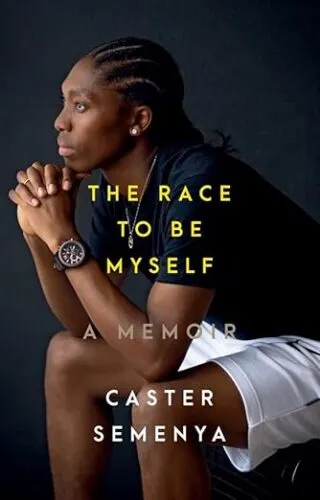 couverture de The Race to Be Myself : A Memoir de Caster Semenya ; photo de l'auteur, un jeune Noir