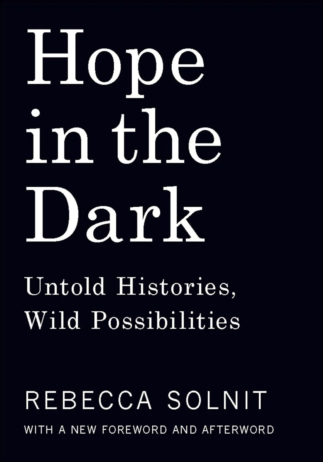 Espoir dans le noir