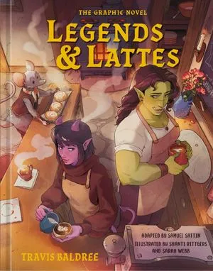 Legends & Lattes : La couverture du roman graphique